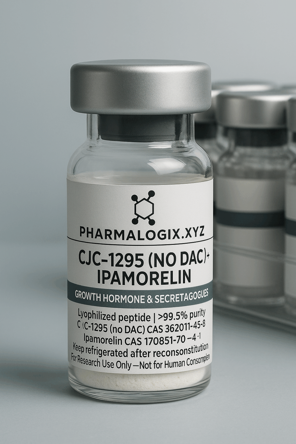 CJC-1295 (no DAC)+Ipamorelin 10-Vial Research Kit (10mg)