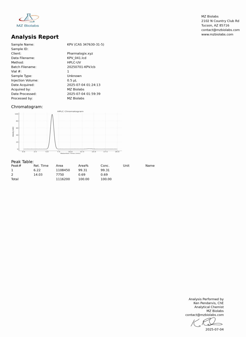 KPV 10-Vial Research Kit (10mg) - Image 2