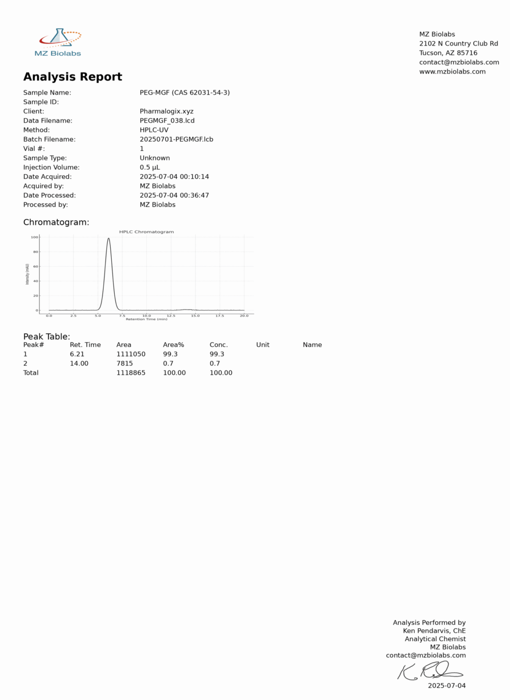 PEG-MGF 10-Vial Research Kit (2mg) - Image 2